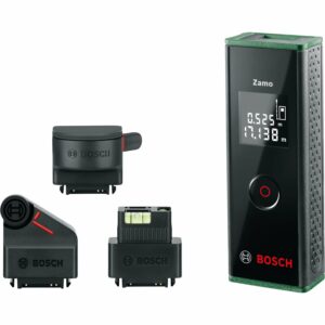 Bosch Laser-Entfernungsmesser-Set Zamo III mit 3 Adaptern