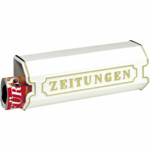 Burg Wächter Guss-Zeitungsbox 1890 Weiß