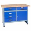 Küpper Werkbank Modell 12247 - 6 Schubladen und 1 Tür
