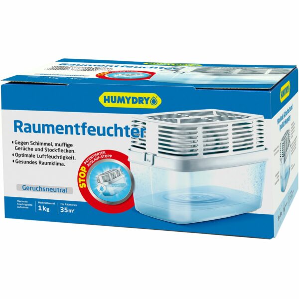 Humydry Premium 1000 Raumentfeuchter mit Nachfüllpack Neutral 1 x 1 kg