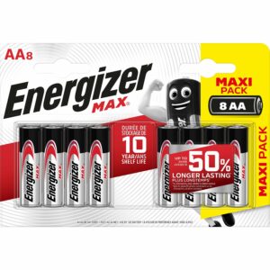 Energizer Alkaline Batterie Max AA Mignon 8 Stück
