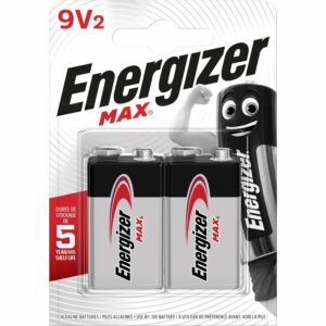 Energizer Alkaline Batterie Max 9V E-Block 2 Stück