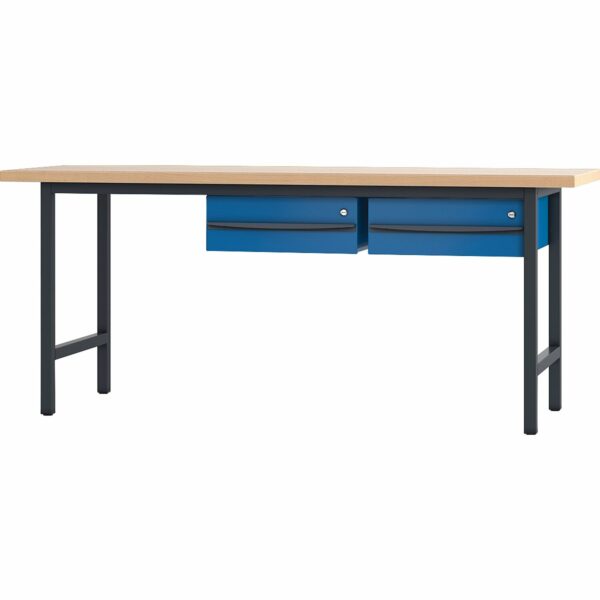 Pador Arbeitstisch 2 Schubladen 200 cm