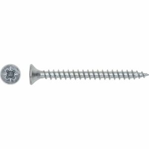 LUX Senkkopf Universalschraube PZ-Antrieb Ø 3 mm x 20 mm Verzinkt 80 Stück