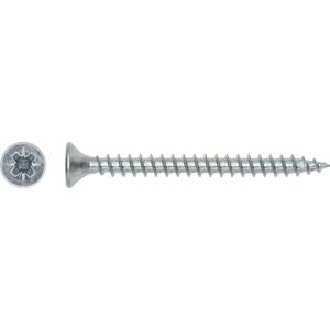 LUX Senkkopf Universalschraube PZ-Antrieb Ø 3 mm x 25 mm Verzinkt 50 Stück