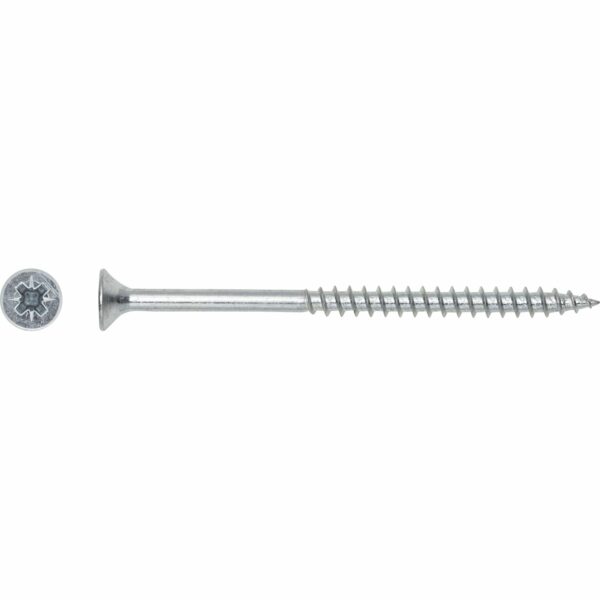 LUX Senkkopf Universalschraube PZ-Antrieb Ø 6 mm x 60 mm Verzinkt 6 Stück