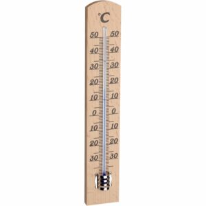 TFA Innen-Thermometer Buche-Optik