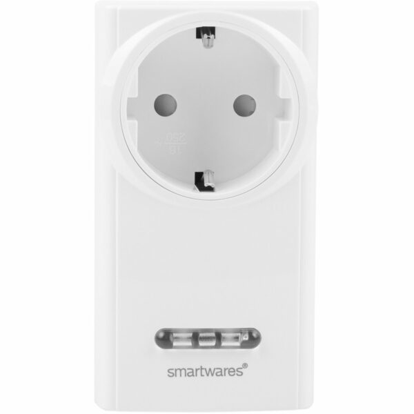 Smartwares Fun-Netzschalter mit Dimmer 200W Weiß