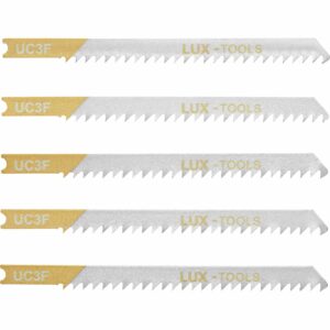 LUX Stichsägeblätter Holz U-Schaft 75 mm Grob Zahnteilung 3 mm