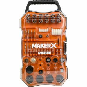 Worx MakerX Zubehör-Set WA7208 201-teilig für Akku-Multifunktionstool WX739.9