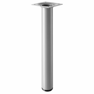 Hettich Tischbein Ø 30 mm x 250 mm Aluminium-Optik