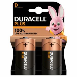 Duracell Batterien Plus MN1300/LR20 D 2er-Pack