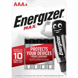 Energizer Alkaline Batterie Max AAA Micro 4 Stück
