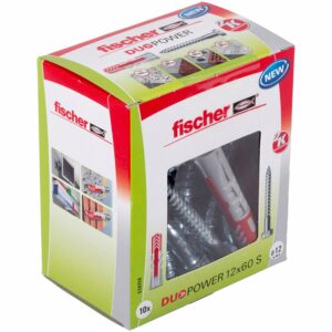 Fischer Dübel DuoPower Ø 12 mm x 60 mm S LD mit Schrauben