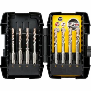 Stanley FatMax 8tlg. SDS Plus-Bohrerset in Minisafe-Box