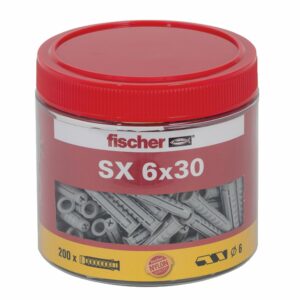 Fischer Dübel SX 6 x 30 Dose (200 ST)