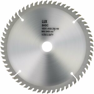 LUX HM-Kreissägeblatt Holz Ø 185 mm 60 Zähne