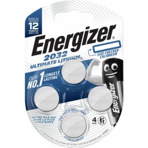 Energizer Knopfzelle Ulitmate Lithium CR 2032 4 Stück