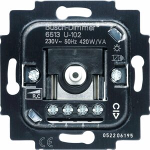 Busch-Jaeger 6513 U-102 Drehdimmer NV 40-420W/VA