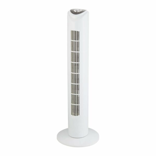 Turmventilator Ø 26 cm Weiß