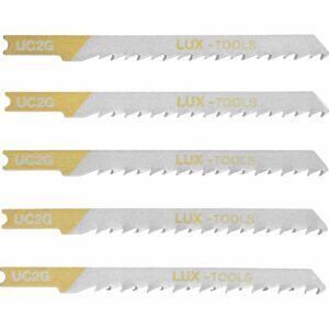 LUX Stichsägeblätter Holz U-Schaft 75 mm Grob Zahnteilung 4 mm