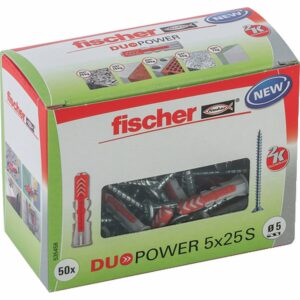 Fischer Dübel DuoPower Ø 5 mm x 25 mm S LD mit Schraube
