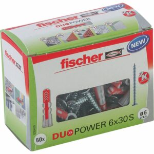 Fischer Dübel DuoPower Ø 6 mm x 30 mm S LD mit Schraube