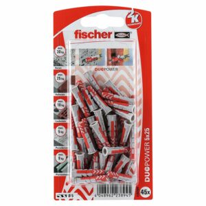 Fischer Dübel DuoPower Ø 5 mm x 25 mm K 45 Stück