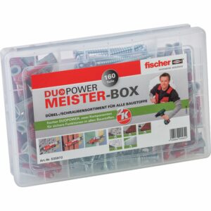 Fischer Meisterbox Dübel DuoPower + Schraube