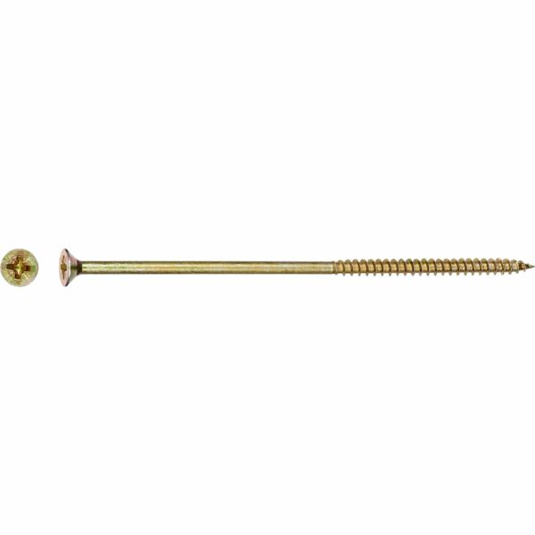 Senkkopf Universalschraube PZ-Antrieb Ø 6 mm x 120 mm Stahl 100 Stück