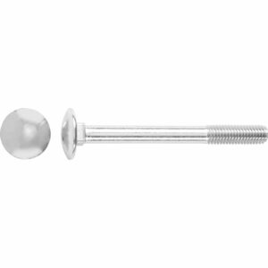 LUX Schlossschraube M5 x 40 mm verzinkt Teilgewinde