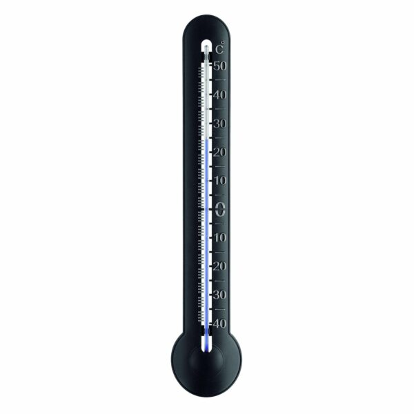 TFA Innen-Außen-Thermometer Kunststoff Schwarz
