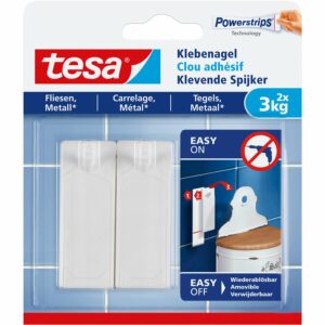 Tesa Klebenagel für Fliesen und Metall (max. 3 kg)