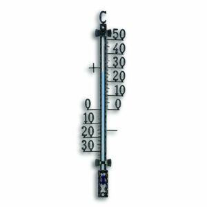 TFA Außenthermometer Metall Schwarz