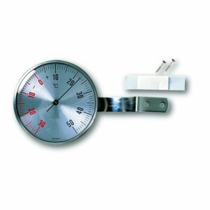 TFA Fenster-Thermometer Edelstahl