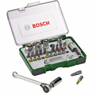 Bosch Schrauberbit- und Ratschen-Set Promoline 27-teilig