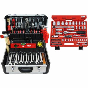Famex Werkzeugkoffer 420-18 mit Steckschlüsselsatz 164-teilig