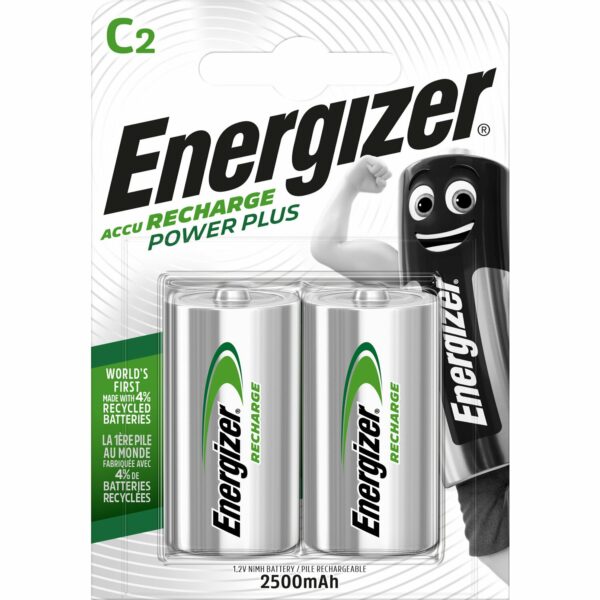 Energizer Akku Power Plus C Baby 2500 mAh 2 Stück