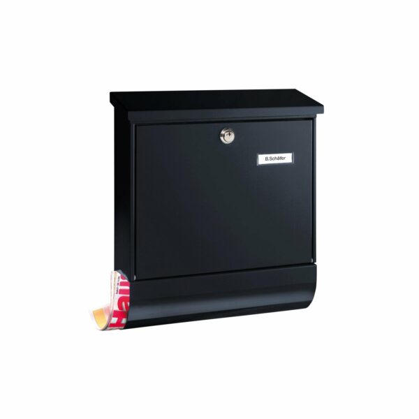 Burg Wächter Briefkasten + Box SET Vario 86720 Schwarz