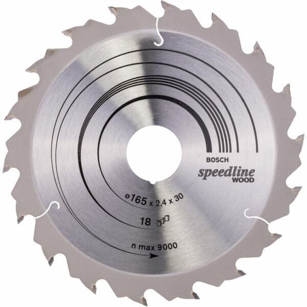Bosch Kreissägeblatt Pro Speedline 165 mm x 30 mm