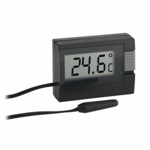 TFA Digitales Innen-Außen-Thermometer Schwarz