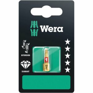 Wera Kreuzschlitz-Bit PH1 x 25 mm 851/1 Bi-Torsionszone