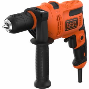 Black+Decker 500 W Schlagbohrmaschine BEH200K inkl. Tiefenanschlag