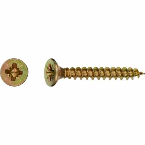 LUX Senkkopf Universalschraube Ø 4 mm x 25 mm Kreuzschlitz PZ-Antrieb 100 Stück