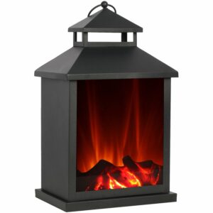 El Fuego Laterne mit Flammeneffekt AY0550