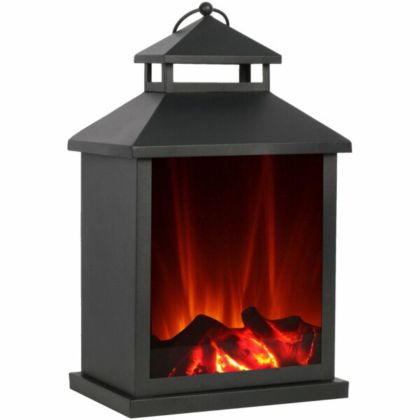 El Fuego Laterne mit Flammeneffekt AY0550