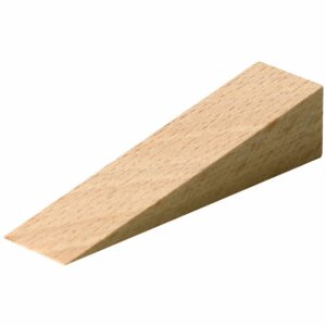 Holzkeil Buche Roh 14 mm x 18 mm x 65 mm