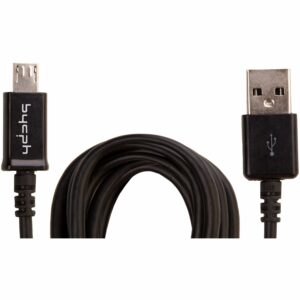 USB 2.0 Ladekabel mit Micro-USB Anschluss 1 m Schwarz