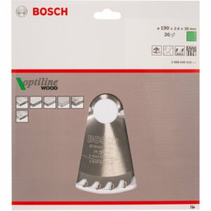 Bosch Hartmetall Kreissägeblatt 190 mm x 30 mm x 2