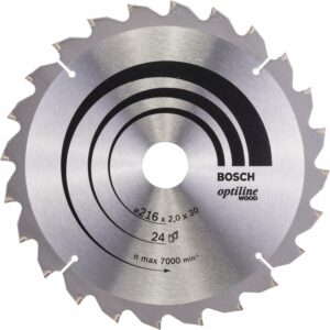 Bosch Kreissägeblatt Optiline Wood für Kapp- und Gehrungssägen Ø 216 mm